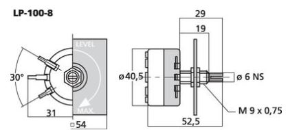 monacor lp-100-8 front dim